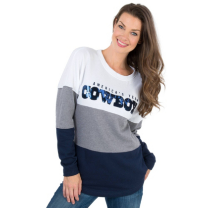 dallas cowboys pink sweatshirt