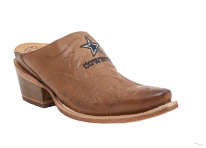 Dallas Cowboys Lucchese Womens Mule Slide Footwear Other Womens
