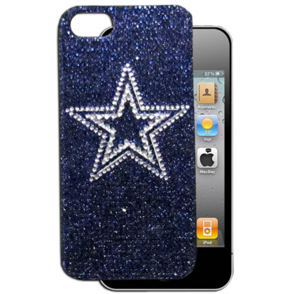 Dallas Cowboys Apple iPhone 5 Snapon Glitz Case Accessories Womens