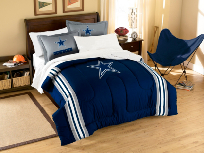 Dallas Cowboys Applique Comforter Bedding Set - Twin / Full | Home ...