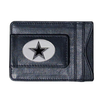 Dallas Cowboys Leather Cash and Card Holder Mens Wallets
