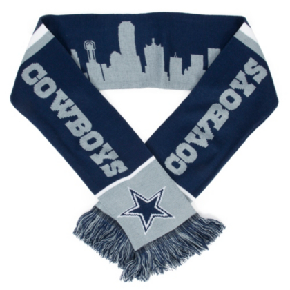 Dallas Cowboys Skyline Scarf Accessories Mens Cowboys Catalog