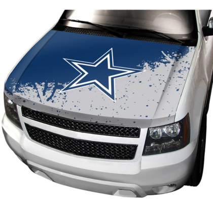 Dallas Cowboys Fabric Hood Cover Automotive Accessories Cowboys