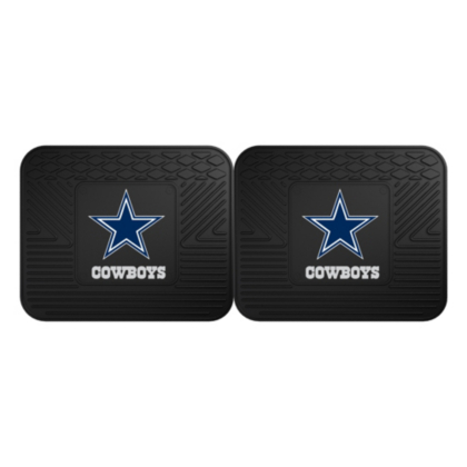 Dallas Cowboys Heavy Duty Vinyl Rear Car Mats Set of 2