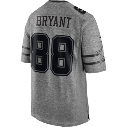 Dallas Cowboys Dez Bryant #88 Nike Gridiron Grey Jersey