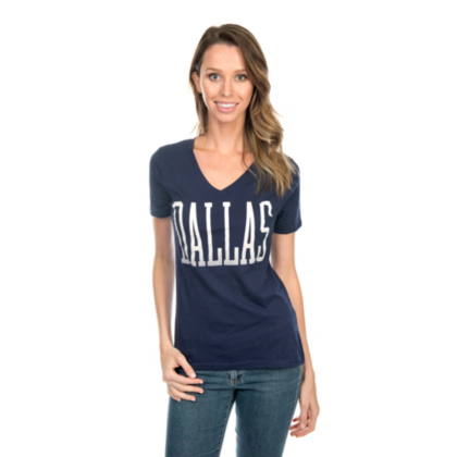 Dallas Cowboys Fuse Tee  Short Sleeve  Tops  Womens  Cowboys Catalog  Dallas Cowboys Pro Shop