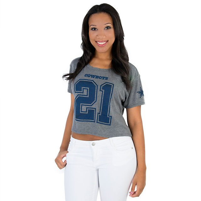 Women's Dallas Cowboys #21 Ezekiel Elliott White Throwback Alternate Stitched NFL Jersey Women's Dallas Cowboys #21 Ezekiel Elliott White Throwback Alternate Stitched NFL Jersey