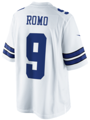 tony romo salute to service jersey