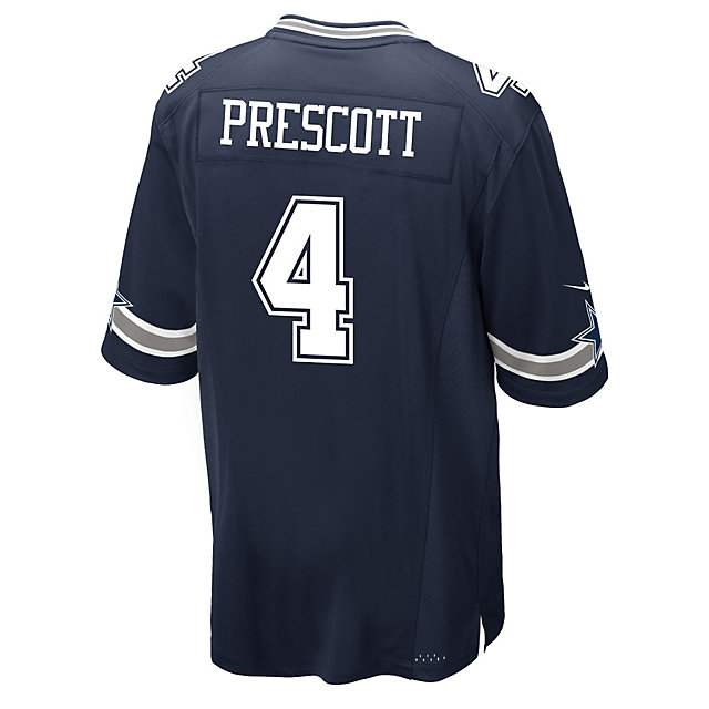 Wholesale NFL Jerseys cheap - Dallas Cowboys Dak Prescott Nike Navy Game Replica Jersey | Draft ...